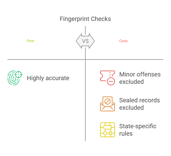 Limitations of Fingerprint Checks