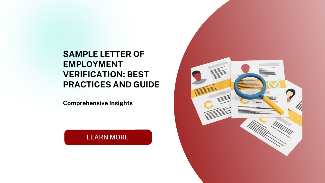 Sample Letter of Employment Verification: Best Practices and Guide