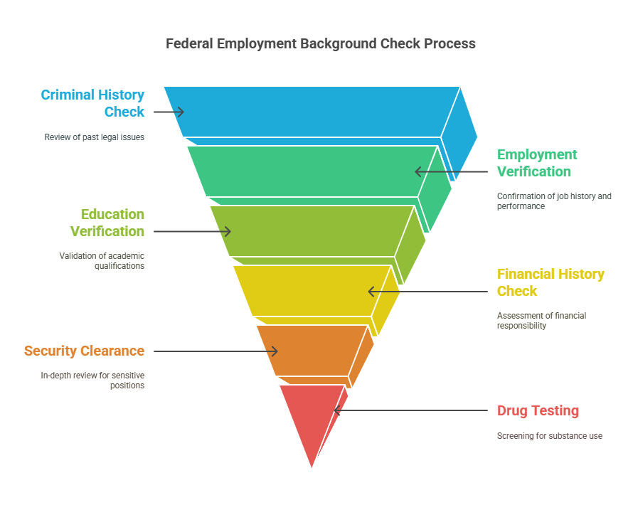 Components of a Federal Employment Background Check