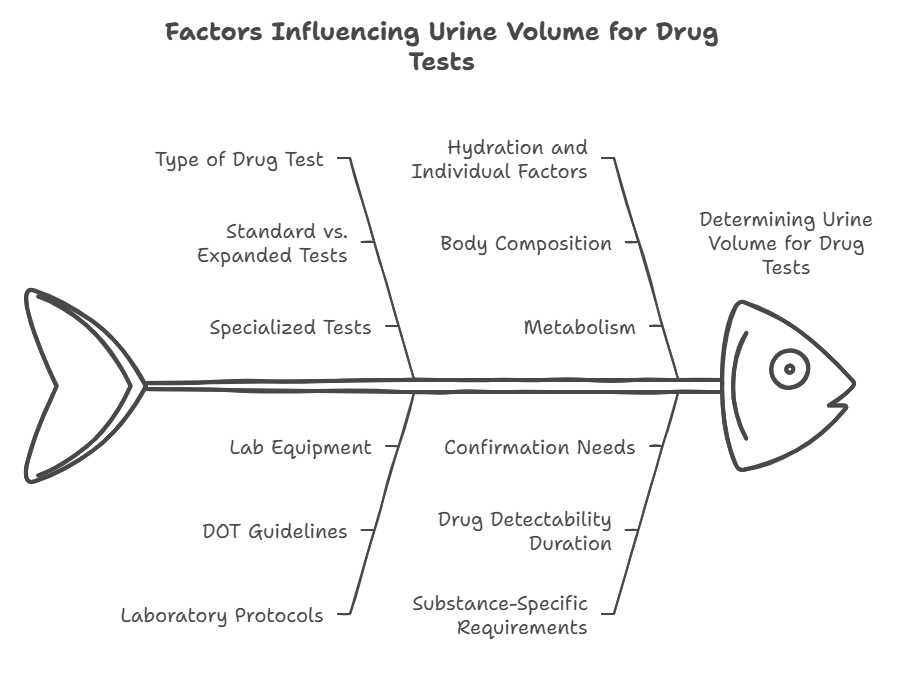 Factors That Affect the Amount of Urine Needed for a Drug Test