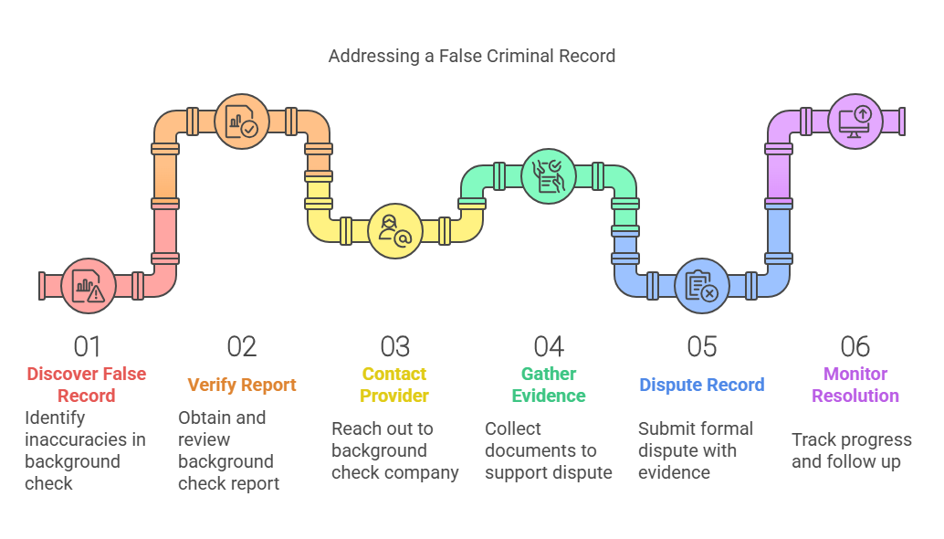 How to Address a False Criminal Record in a Background Check