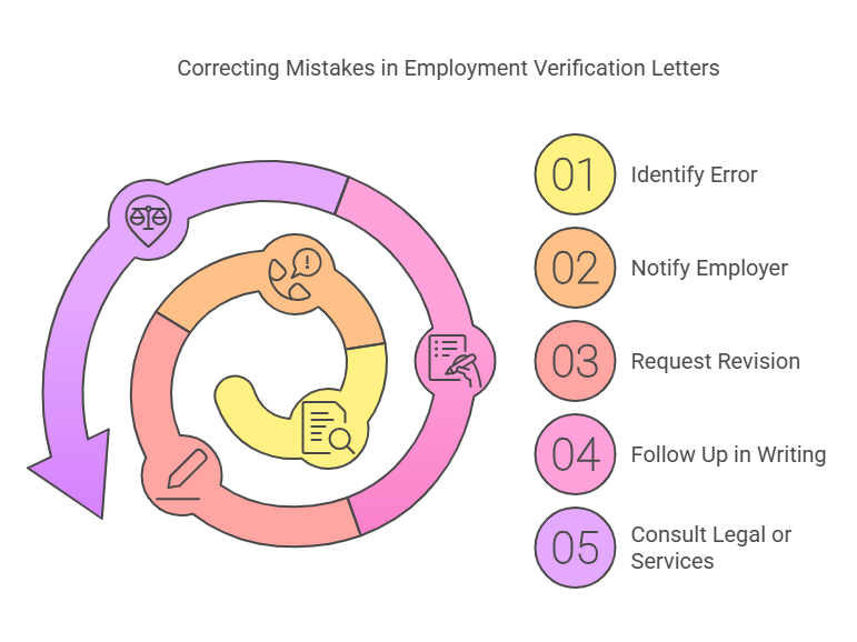 How to Correct Mistakes in Employment Verification Letters