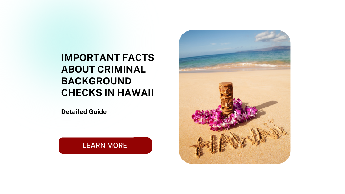 Important Facts About Criminal Background Checks in Hawaii