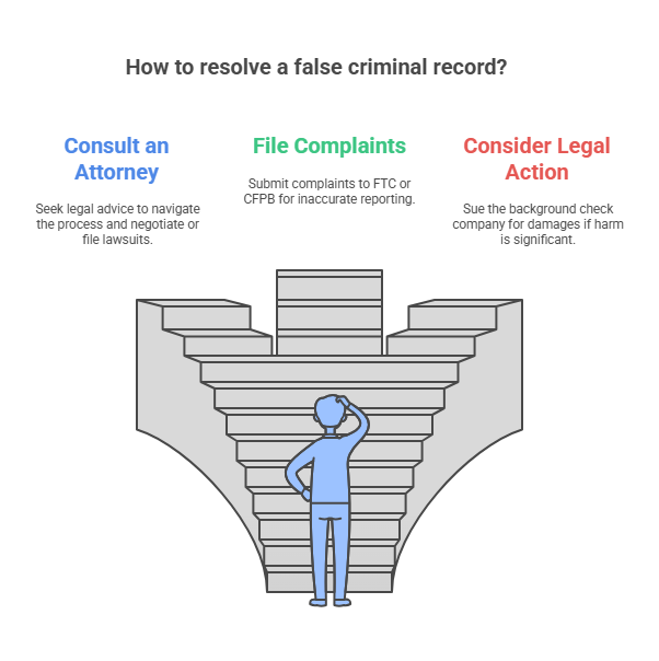 Legal Options for Resolving False Criminal Records