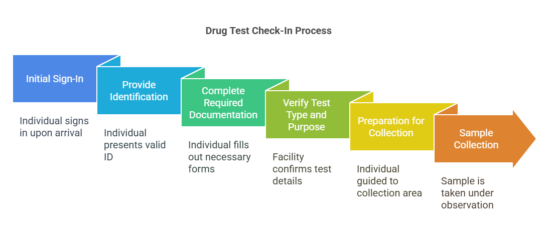 Step-by-Step Process of Drug Test Check-Ins