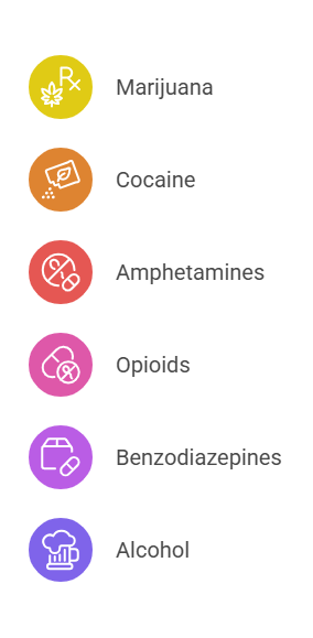 Substances Typically Screened in Pre-Employment Drug Tests